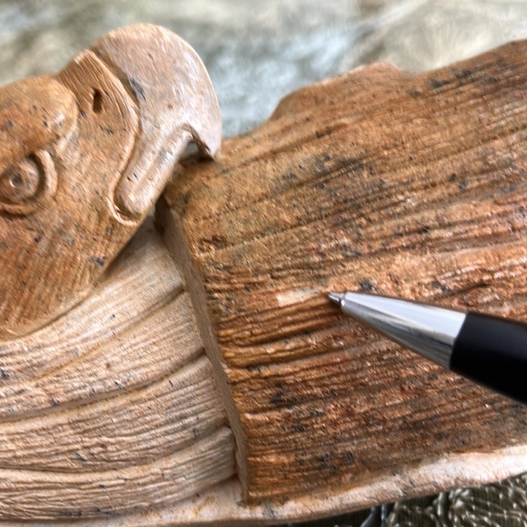 Original Leroy Hill  # 202 & Danelle Sandy stone sculptures. They are friends - Picture 14 of 16